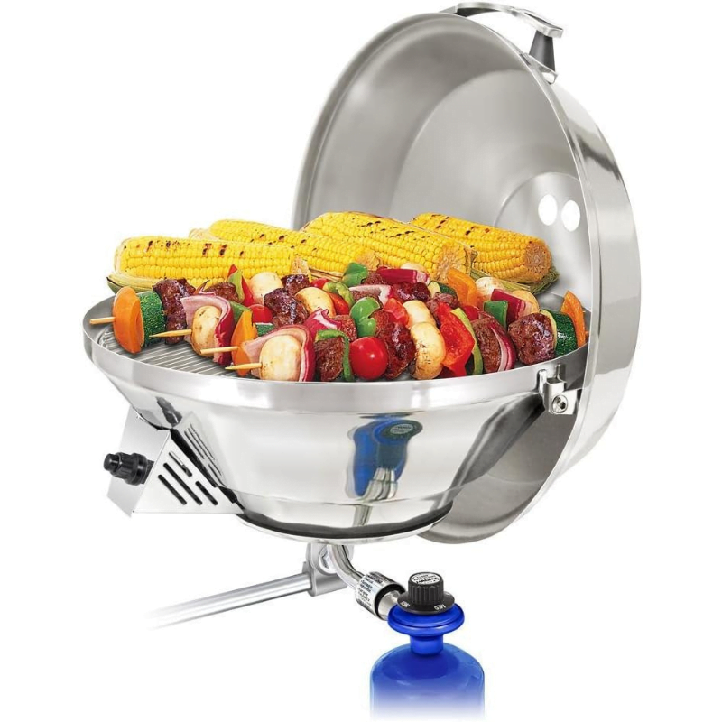 Magma Products, Marine Kettle 3, Combination Stove & Gas Grill, Propane Portable Oven